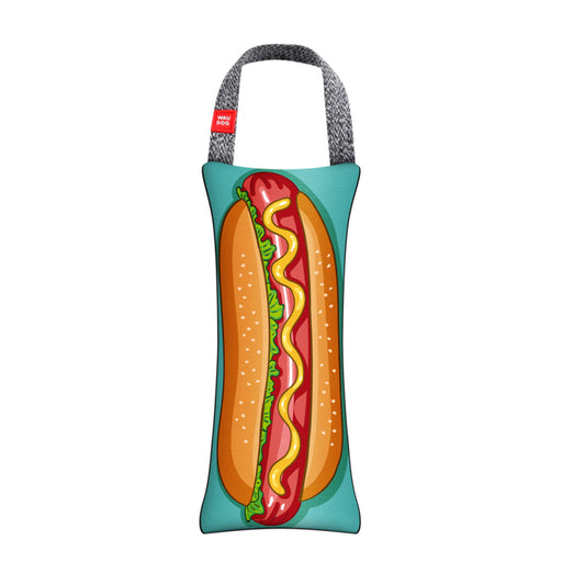 TOY FOR DOGS WAUDOG FUN WITH SQUEAKER HOTDOG DESIGN