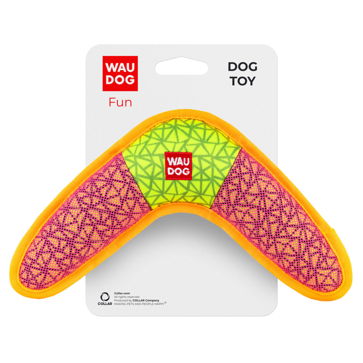 WAUDOG FUN DOG TOY BOOMERANG DESIGN