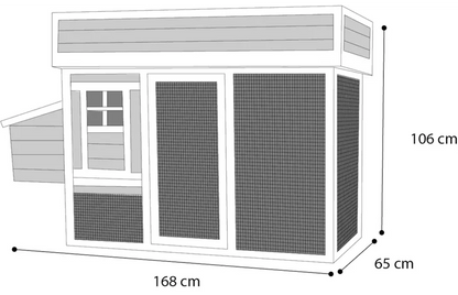 CHICKEN HOUSE FLORA COUNTRY BROWN