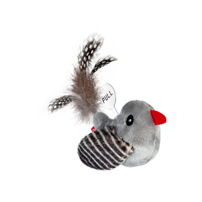 WAUCAT FUN MELODIC CAT TOY BIRD WITH SOUND CHIP 13cm