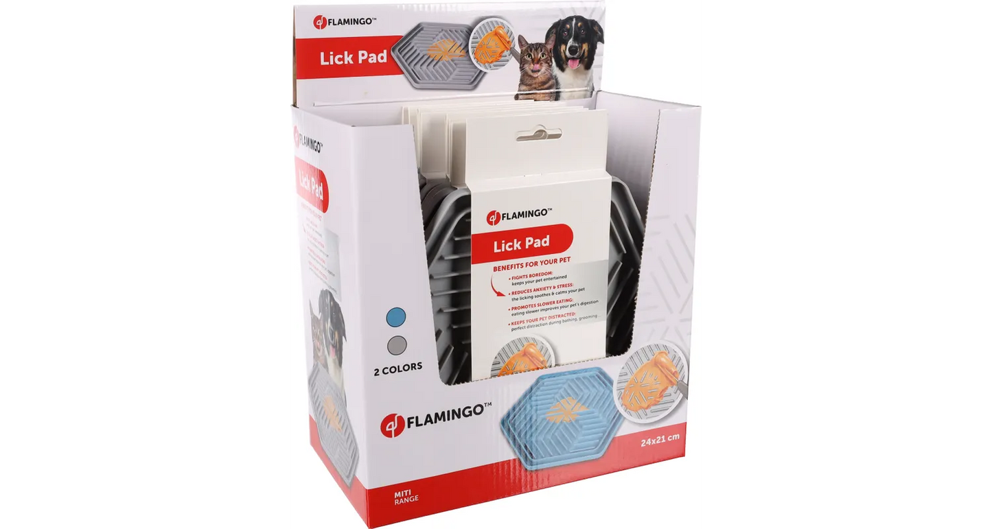 LICK PAD BEAN HEXAGON MULTIPLE COLOURS