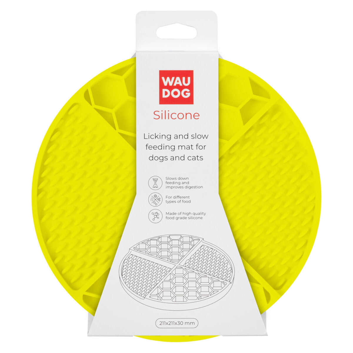 WAUDOG SILICONE LICKING AND SLOW FEEDING MAT