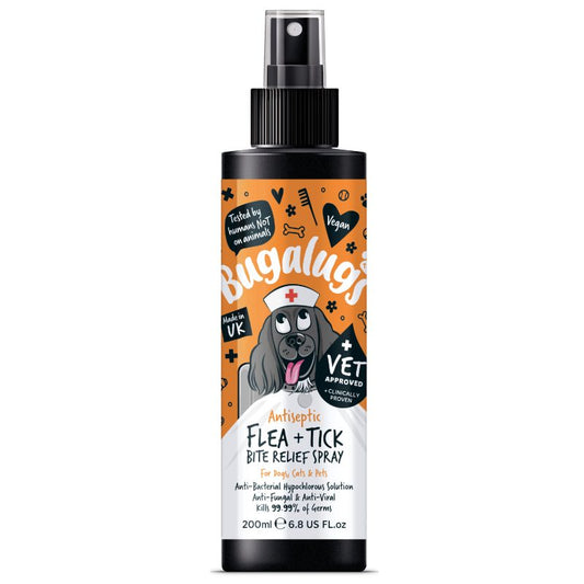 ANTISEPTIC FLEA & TICK BITE RELIEF SPRAY 200ML