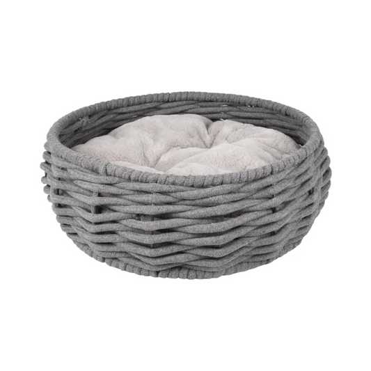 BASKET ZINZI ROUND GREY