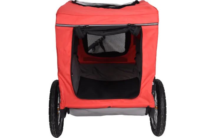 BICYCLE TRAILER ROMERO RED & GREY