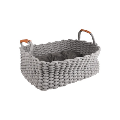 BASKET ENYA LIGHT GREY