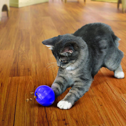 CAT TREAT DISPENSING BALL