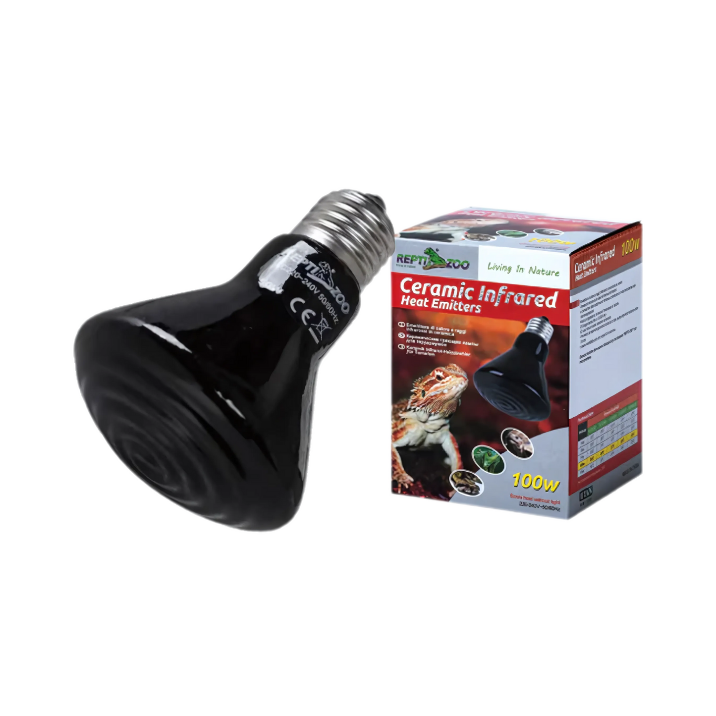 CONE TYPE CERAMIC HEAT EMITTERS-BLACK