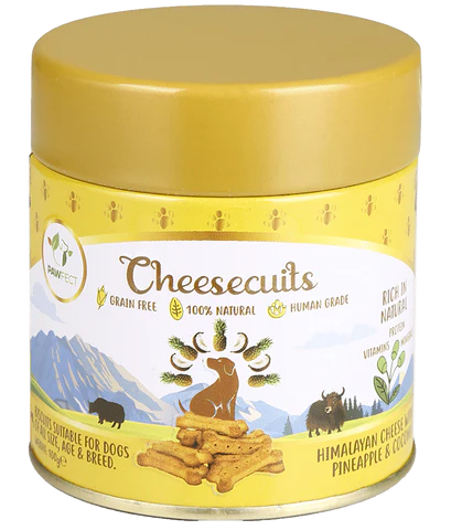 PAWFECT CHEESE BISCUIT with Pineapple & Coconut 100G