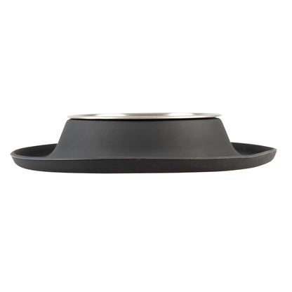 FEEDING BOWL NO-SPILL SILICONE BLACK