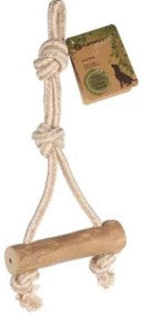 DOG TOY JAVA STICK WITH TUG ROPE