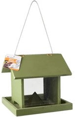 BIRD FEEDER SILO AREZO GREEN – FOR HANGING