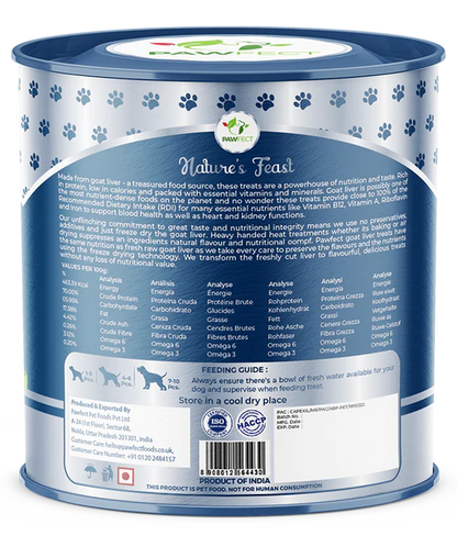 FREEZE-DRIED GOAT LIVER TREATS 50G