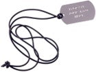 RUBBER CORD FOR MILITARY ID TAG