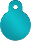Small circle of turquoise TAG