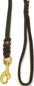 LEATHER LEAD GOLD CLIP 12mm