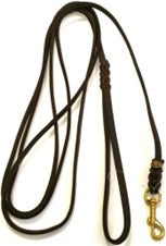 LEATHER LEAD GOLD CLIP 8mm