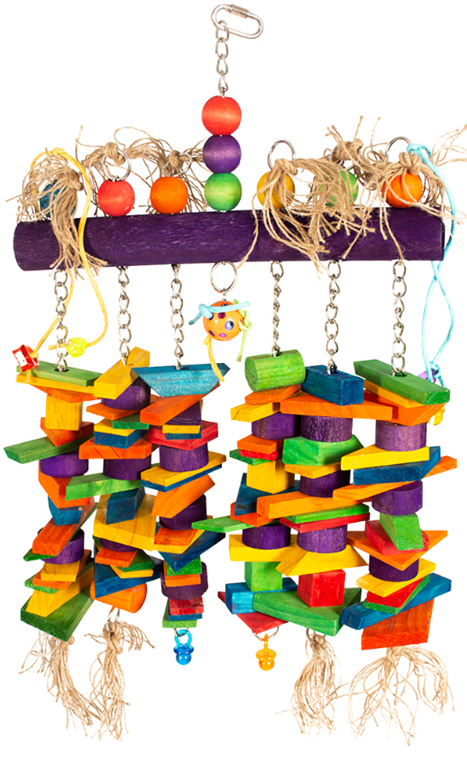 COLOURFUL WOODEN PLAY MOBILE