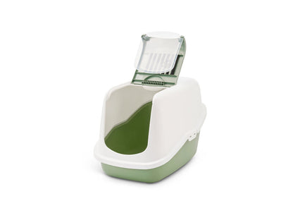 NESTOR CATLITTER WHITE/ BOTANICAL GREEN