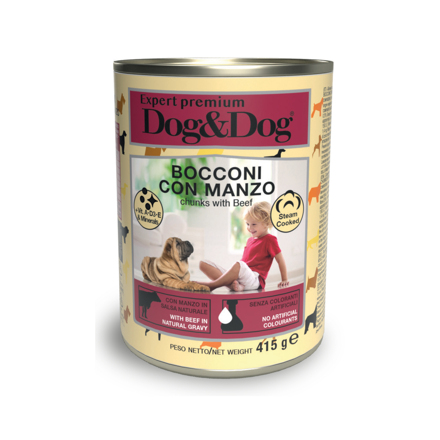 DOG&DOG EXPERT PREMIUM BOCCONI CON MANZO