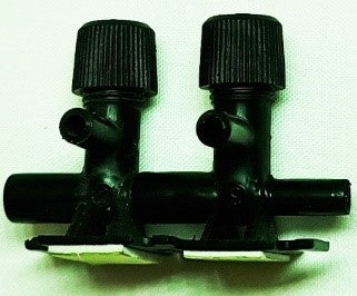 BLACK DOUBLE AIR VALVE (NOT IN CARTON )