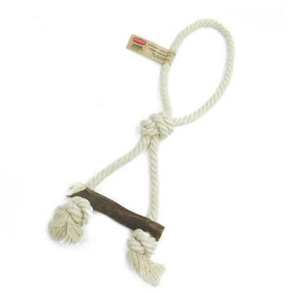 ROPE TOY KNOT WITH ANTLER EASY