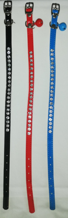 PVC COLLAR WITH STRASS