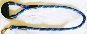 ROPE LEAD WITH RUBBER HANDLE