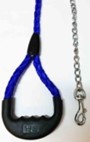 ROPE LEAD WITH RUBBER HANDLE/CHAIN