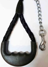 ROPE LEAD WITH RUBBER HANDLE/CHAIN