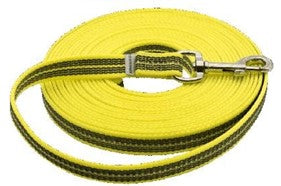 RUBBERIZED TRACKING-LEASH WITHOUT HANDLE YELLOW