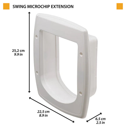 EXTENSION SWING MICROCHIP ΛΕΥΚΟ