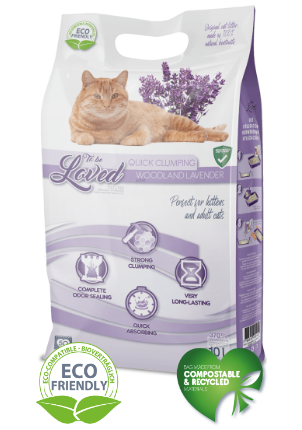 WOODLAND LAVENDER QUICK CLUMPING BENTONITE 10L/8KG