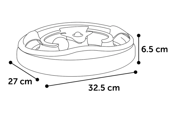 TOY SHILO BALL TRACK WITH BALL WHITE