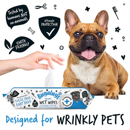 WRINKLE WET WIPES FOR DOGS & CATS