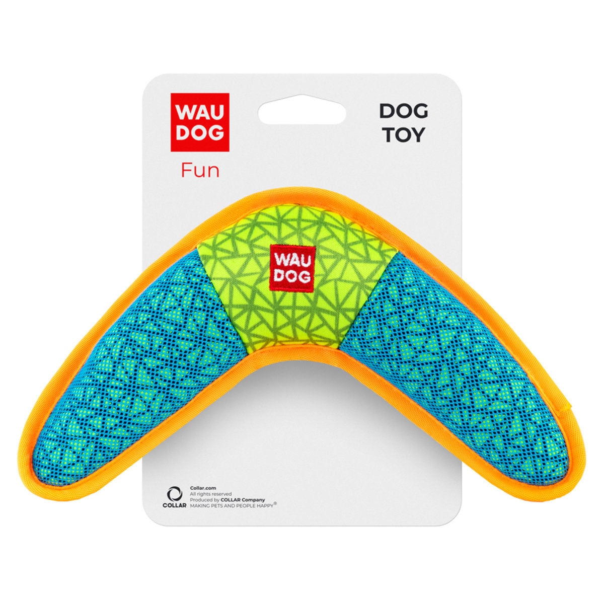 WAUDOG FUN DOG TOY BOOMERANG DESIGN