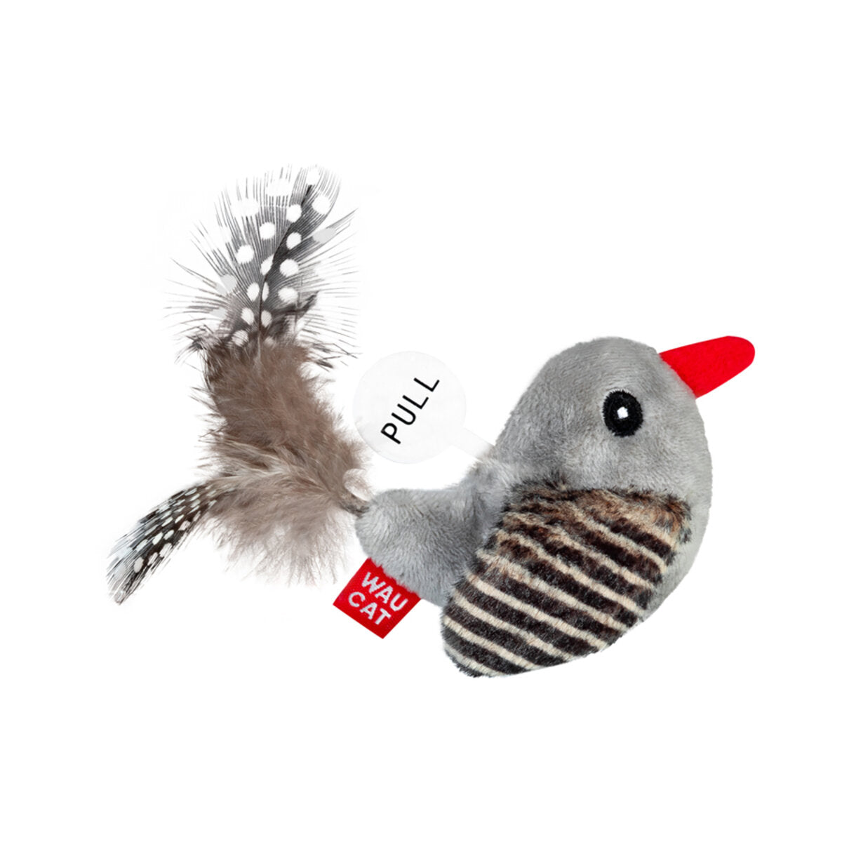 WAUCAT FUN MELODIC CAT TOY BIRD WITH SOUND CHIP 13cm