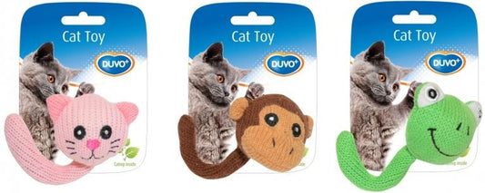 CAT TOY ASSORTMENT ANIMALS TAIL