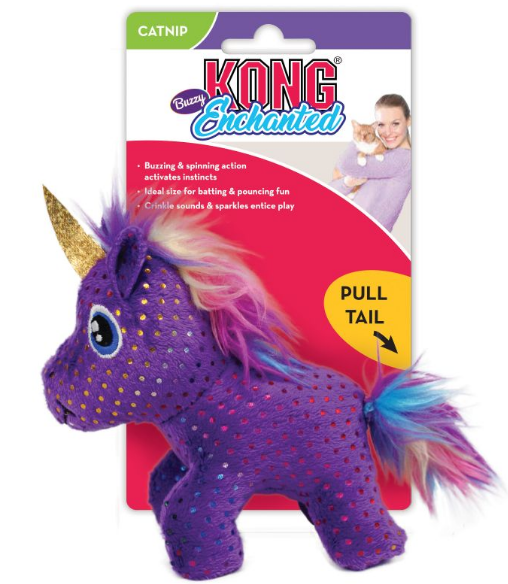 KONG CAT ENCHANTED BUZZY UNICORN