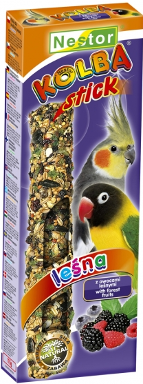 2x COCATIEL-LOVEBIRD STICKS FOREST FRUIT 115gr