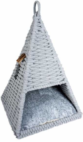 OYSTER TIPI IN COTTON ROPE GREY