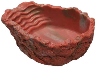 DRINKING BOWL SMALL RED