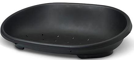 SNOOZE PET PLASTIC BED BLACK