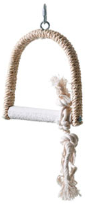 BIRD TOY SISAL SWING