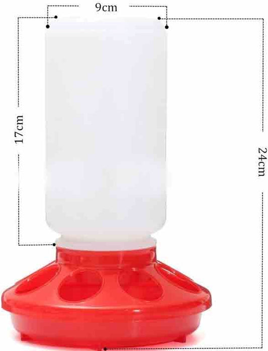 PLASTIC CHICK   FEEDER 1KG