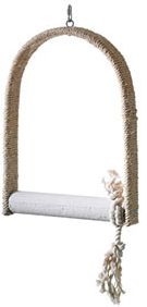 BIRD TOY SISAL SWING