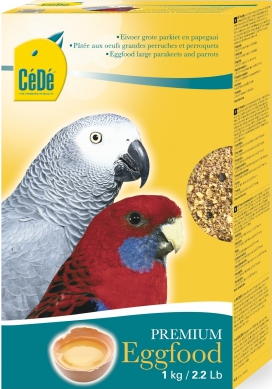 CEDE EGGFOOD PARAKEETS& PARROTS 1KG 