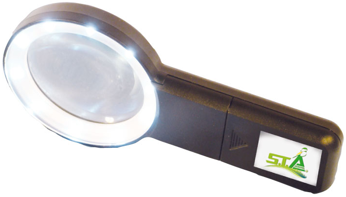 MAGNIFYING GLASS WITH LED LIGHT