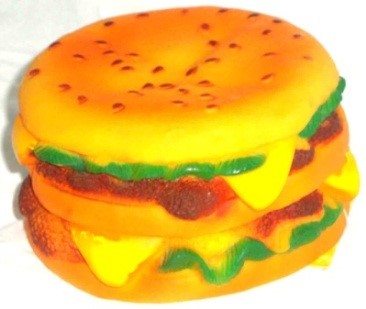 DOG TOY HAMBURGER