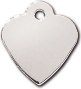 TAG HEART SM SILVER